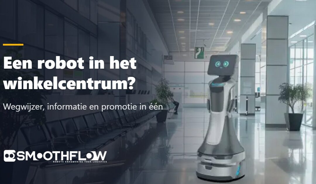 Een robot in het winkelcentrum: wegwijzer, informatiebalie en reclamezuil in één